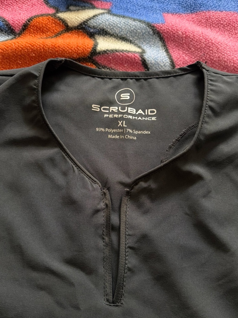 Scrubaid Performance Men's Black Active Top